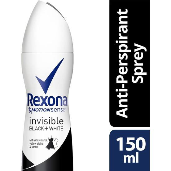 Rexona Women Deo 150 ml Invisible Black&White