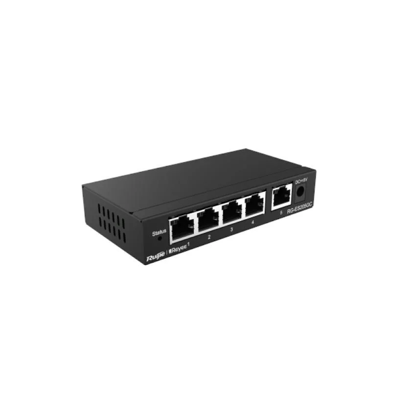 REYEE RG-205GC 5 PORT 5x10/100/1000 DESKTOP YONETILEBILIR SWITCH REYEE RG-205GC 5 PORT 5x10/100/1000 DESKTOP YONETILEBILIR SWITCH