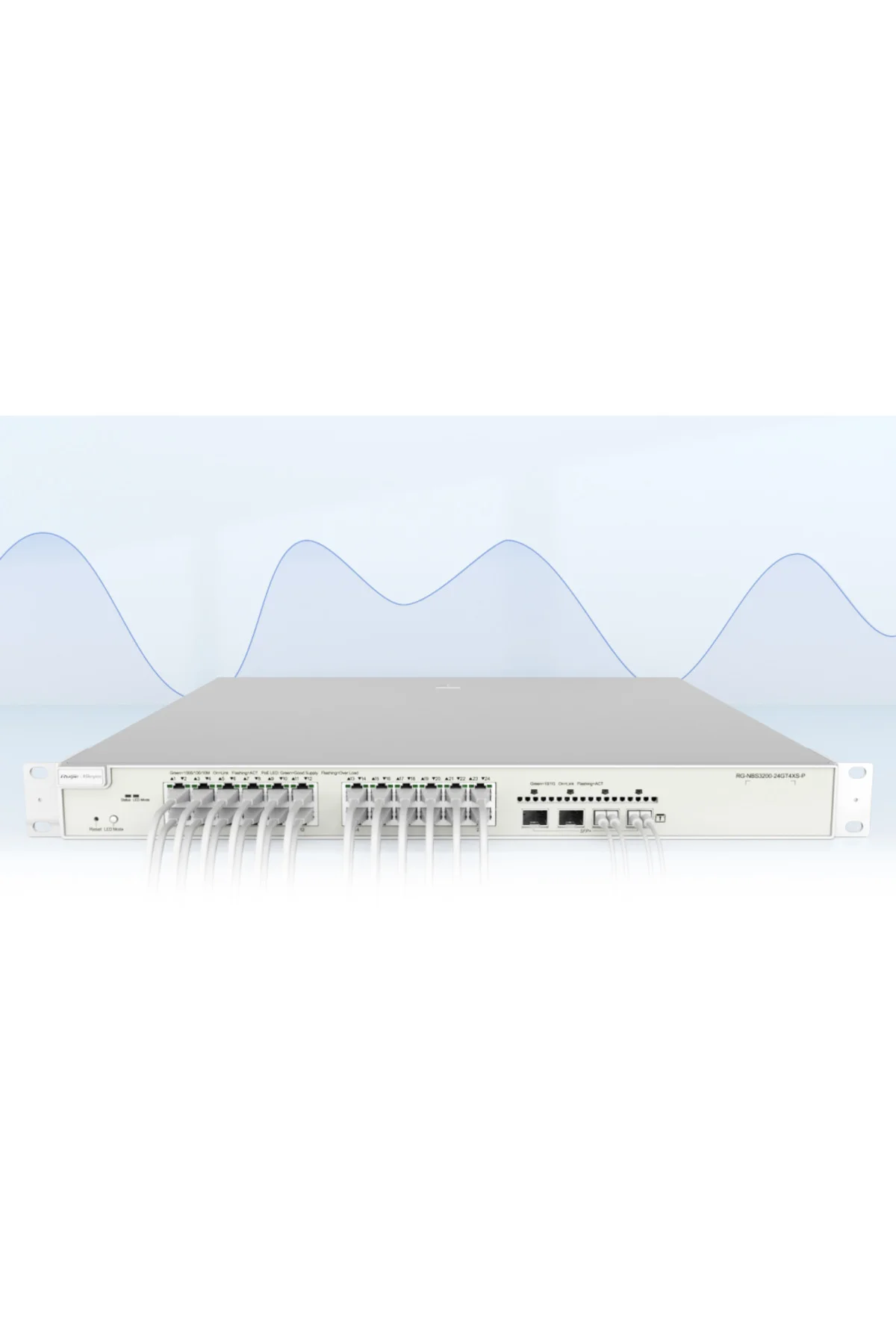 REYEE RG-NBS3100-24GT4SFP-V2, 24 Port, GigaBit, 4Port SFP, L2 Yönetilebilir, Metal Kasa, Rac