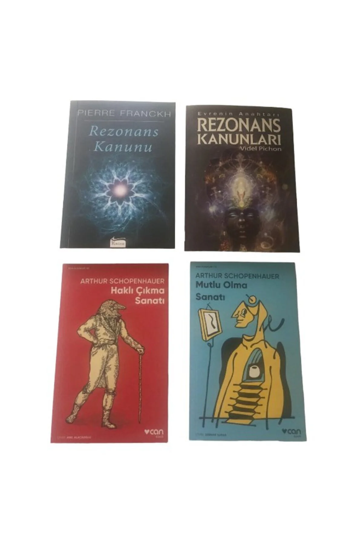 REZONANS KANUNU-EVRENIN ANAHTARLARI REZONANS KANUNLARI-HAKLI CIKMA SANATI-MUTLU OLMA SANATI 4SET