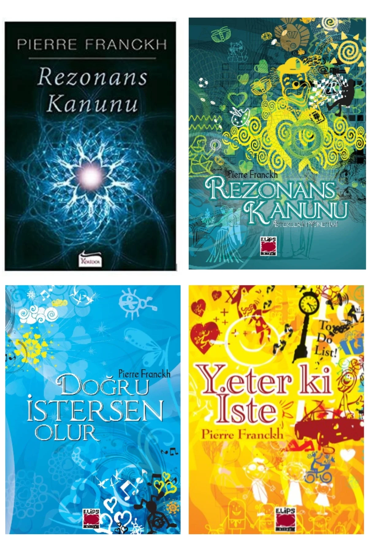 Rezonans Kanunu +İstekler Yönetimi+Yeter Ki İste+Doğru İstersen Olur 4 Kitap Rezonans Seti