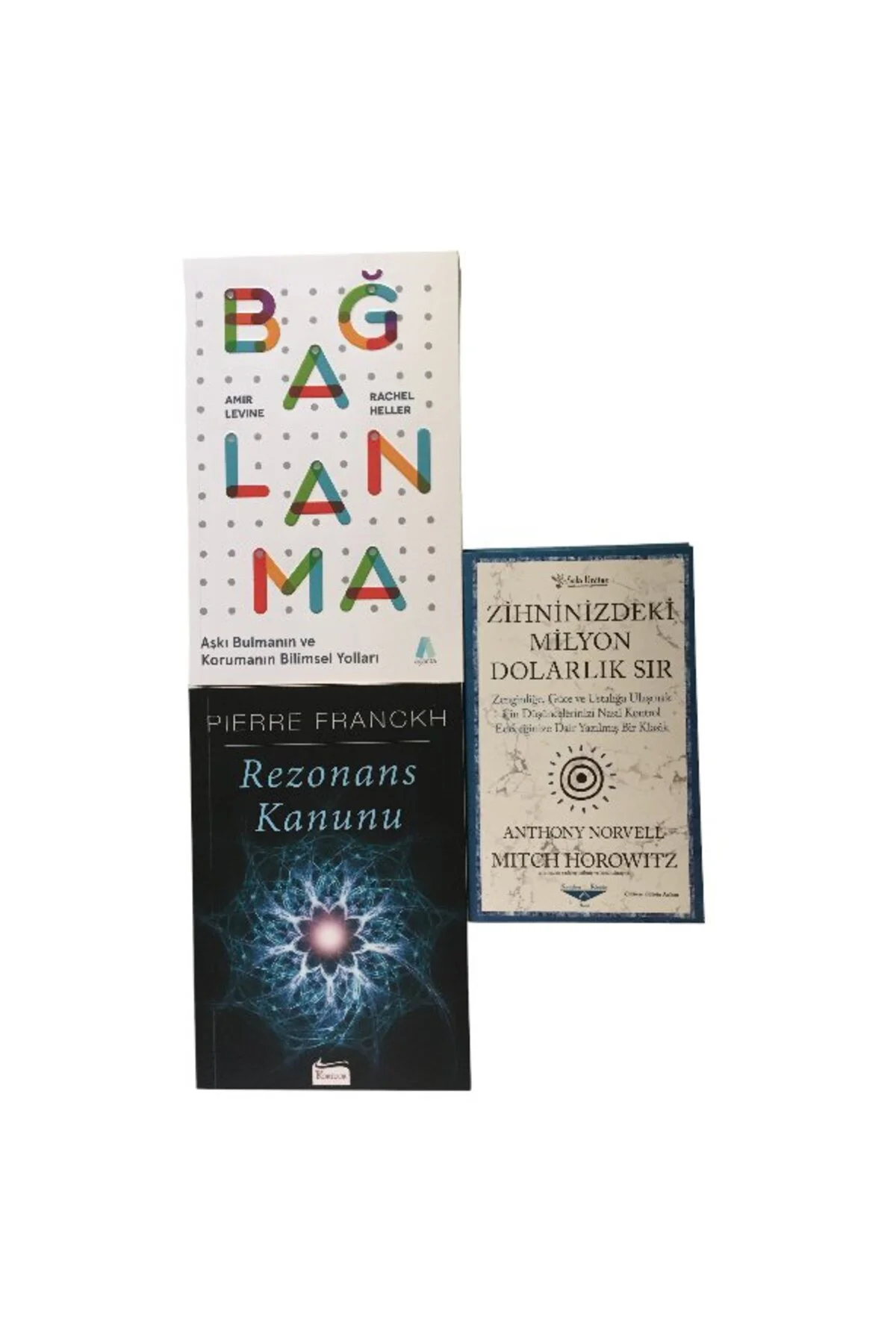 REZONANS KANUNU+BAGLANMA+ZIHNINIZDEKI MILYON DOLARLIK SIR 3SET