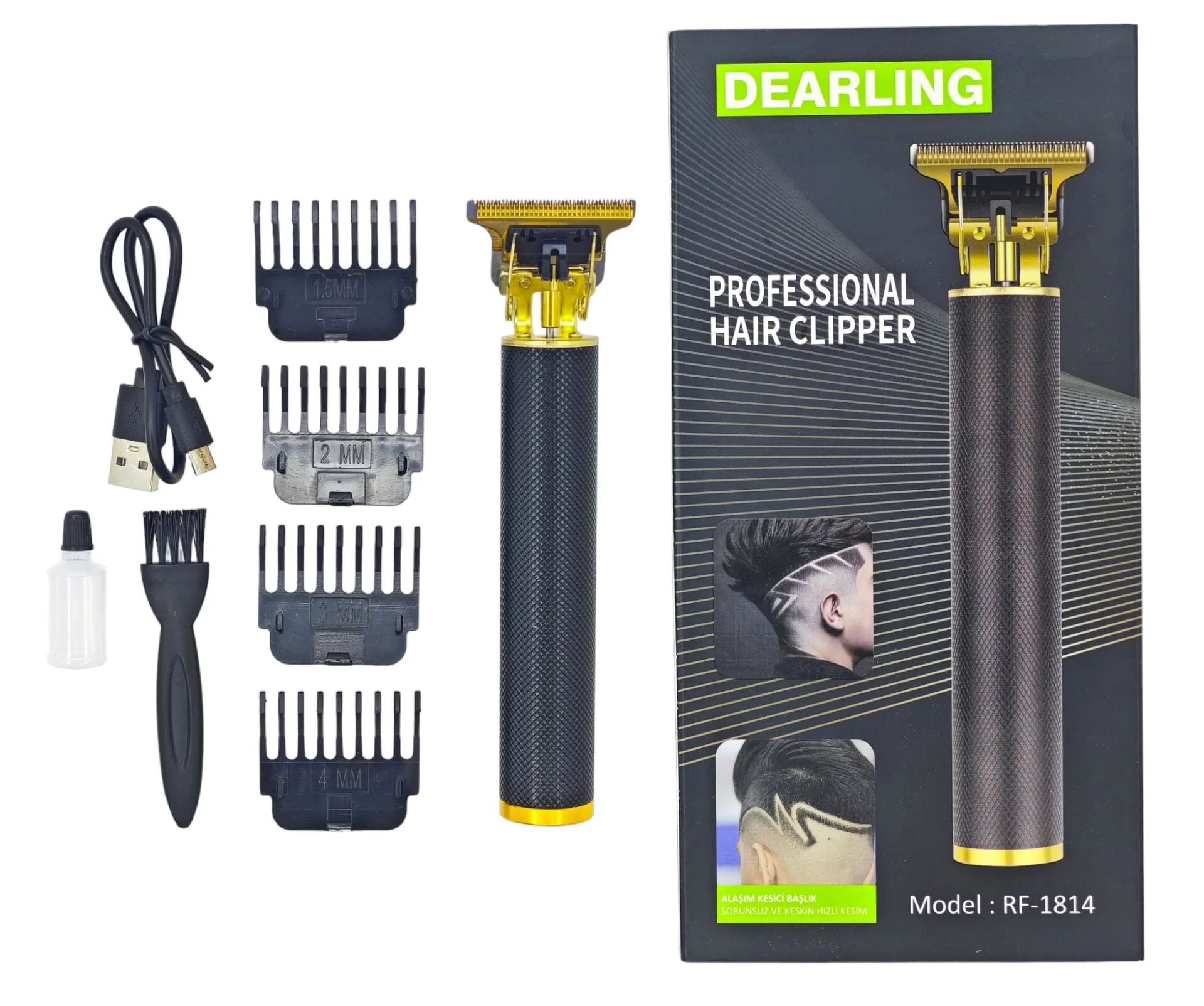 Rf-1814   Dearling Şarjlı Saç Sakal Kesme Makinesi