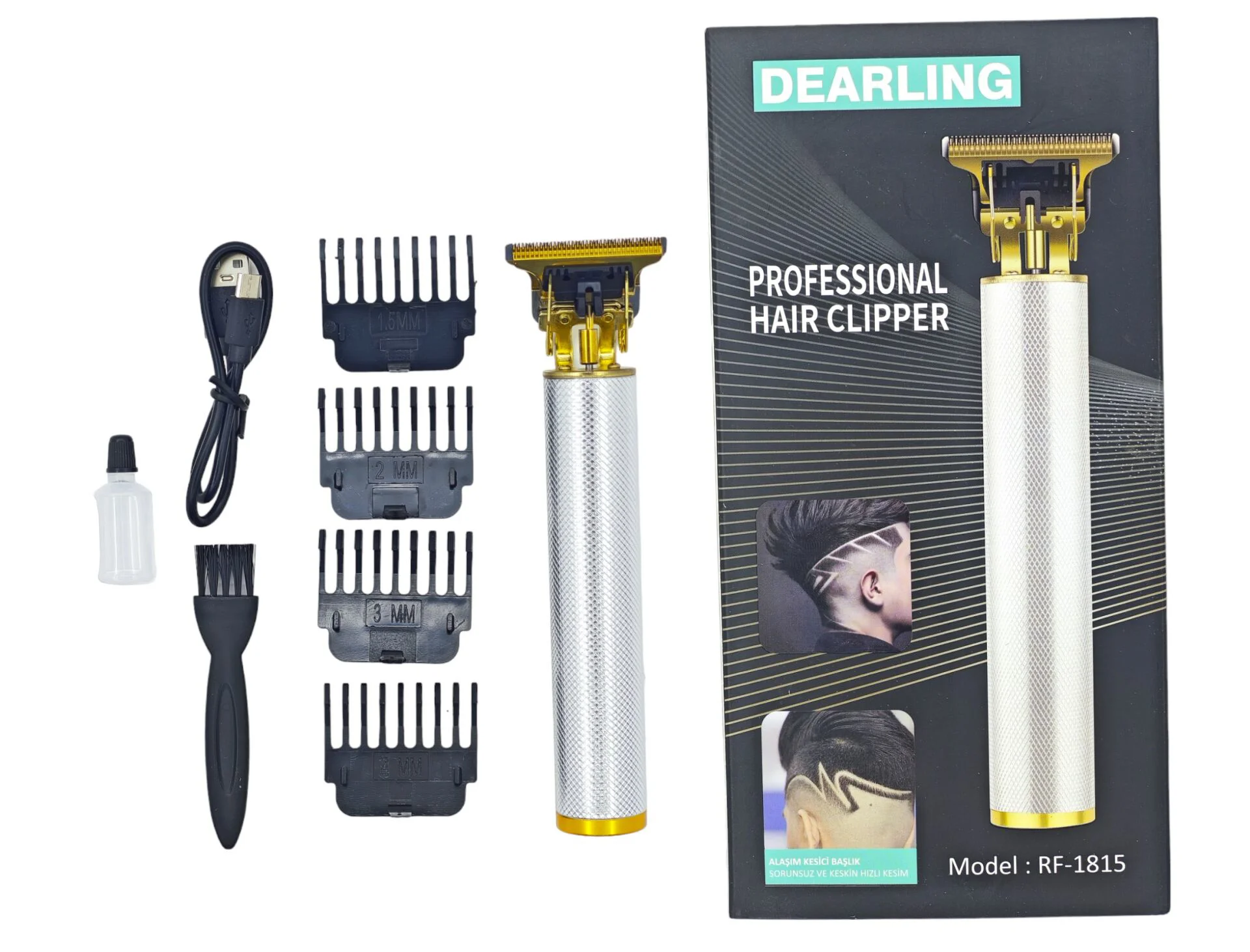 Rf-1815   Dearling Şarjlı Saç Sakal Kesme Makinesi