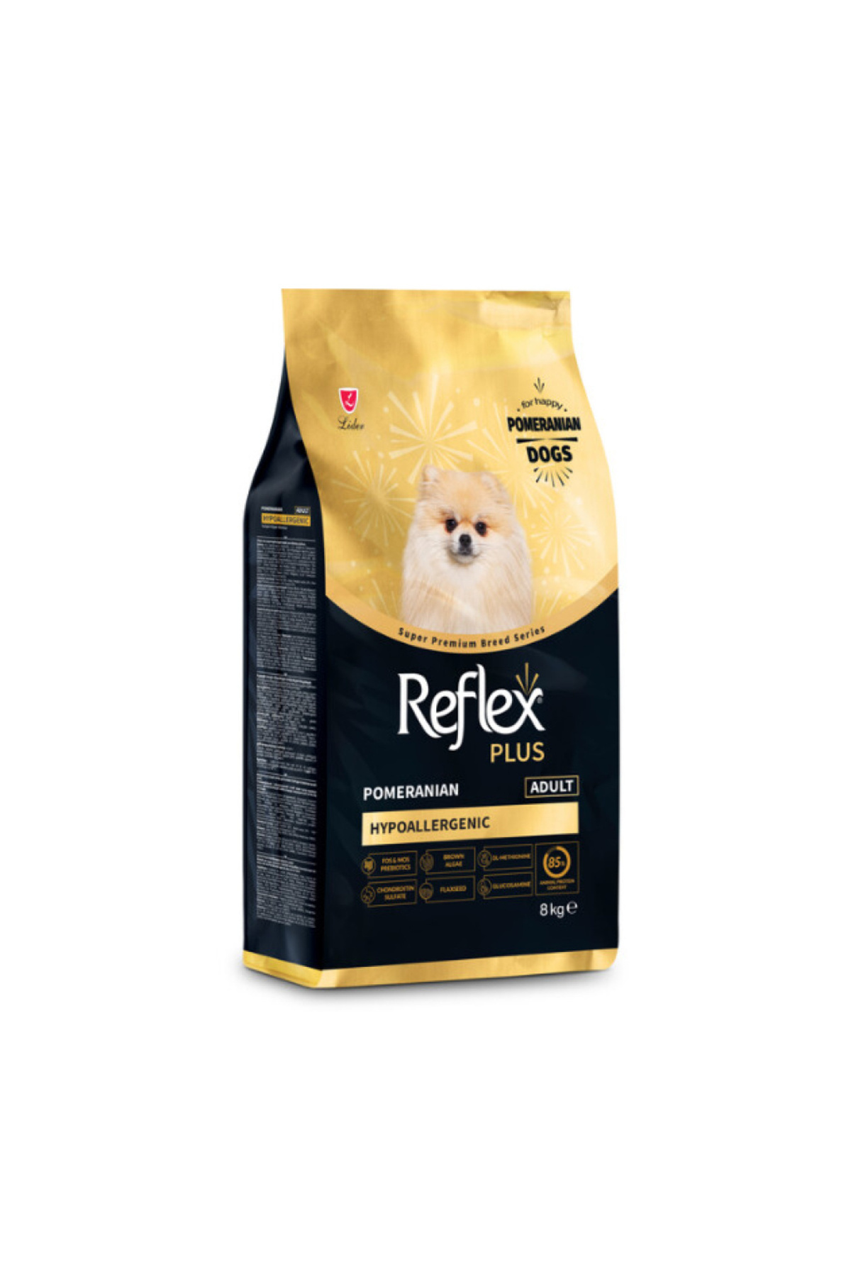 RFLX Plus Hipoalerjenik Pomeranian Yetişkin Köpek Maması 8kg
