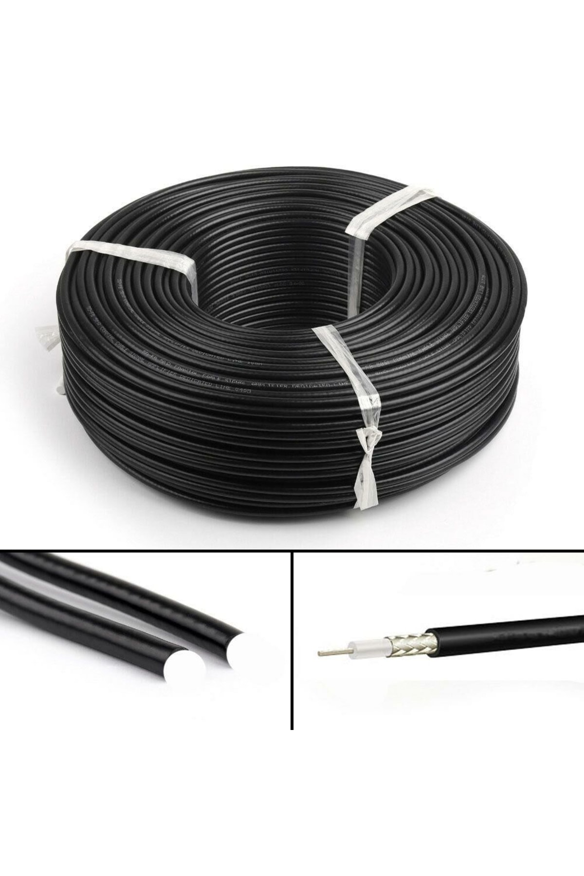 Rg 58 50 Ohm Telsiz Kablosu 1 Metre Yaesu Icom Kenwood Cb Telsizl