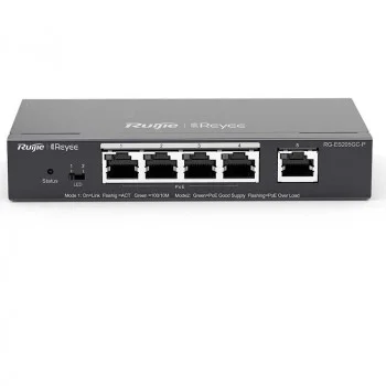 RG-ES205GC-P 5PORT GIGABIT SWITCH 4PORT POE+