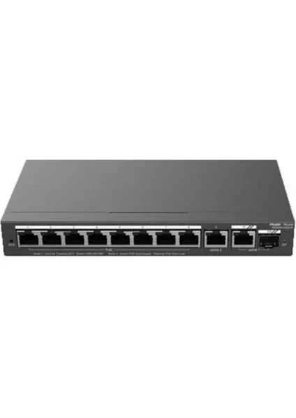 RG-ES210GS-P 8 PORT 10/100/1000 8 PORT POE 1XGE UPLINK 1 X SFP 12