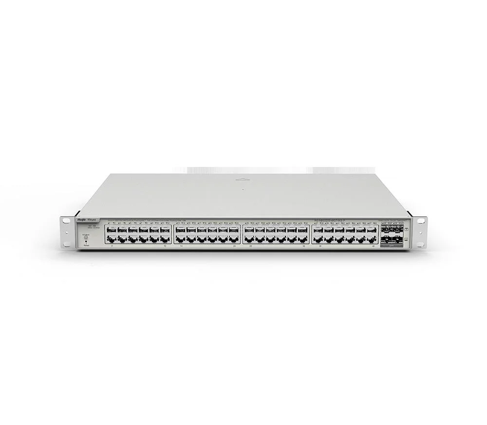 RG-NBS3200-48GT4XS-P 48 Port Gigabit 48Port PoE+ 370W 4xSFP UPLINK YÖNETİLEBİLİR