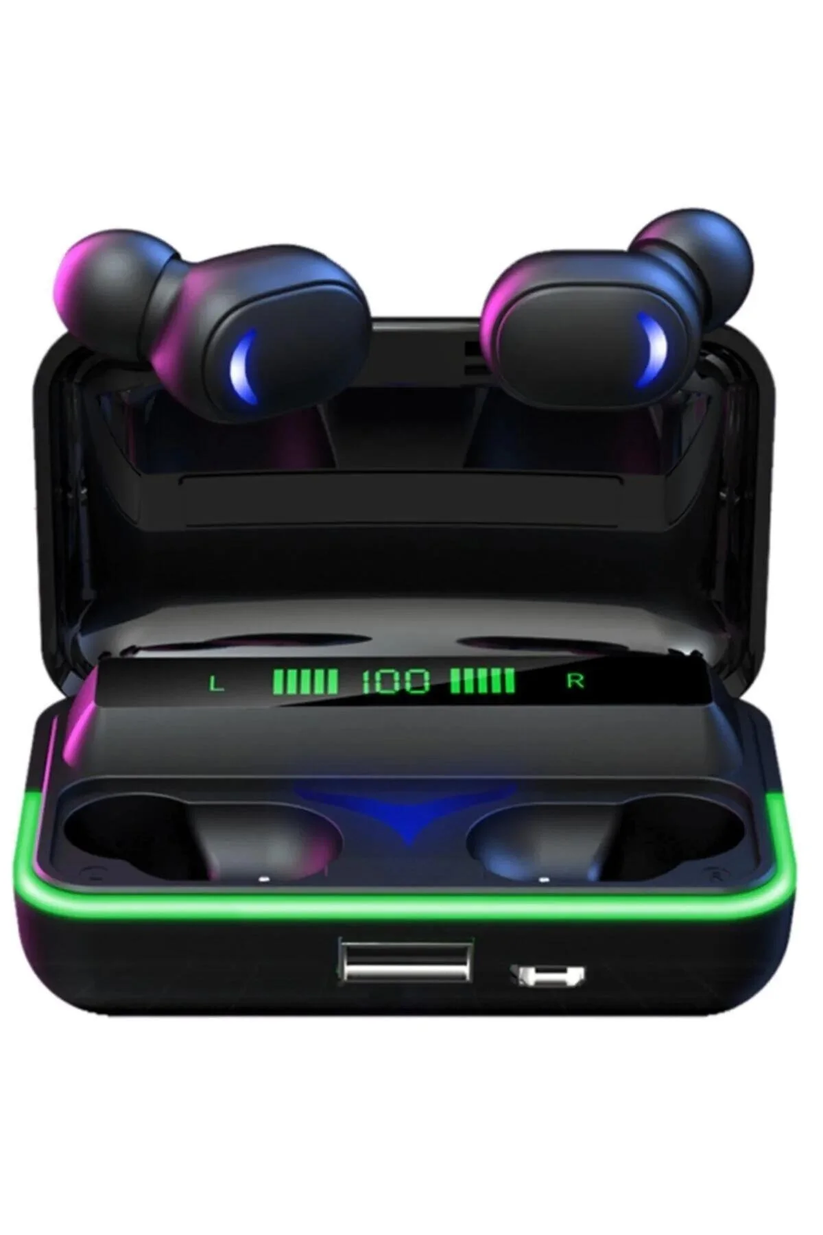 RGB Aydınlatmalı, Aktif Gürültü Önlemeli, Düşük Gecikmeli TWS Bluetooth Kulaklık