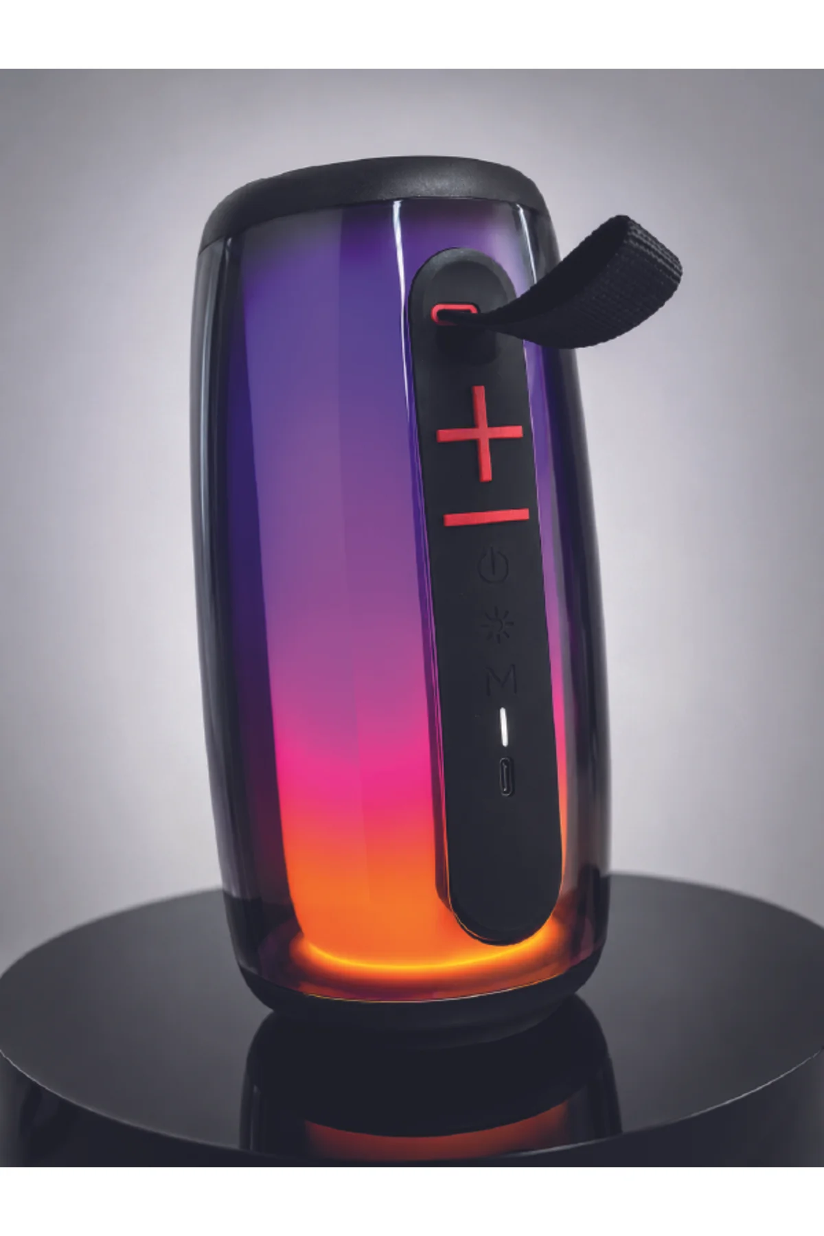 RGB Aydınlatmalı Kablosuz Bluetooth Hoparlör USB Bellek TF Kart Destekli RGB Aydınlatmalı Kablosuz Bluetooth Hoparlör USB Bellek TF Kart Destekli - Görsel 2