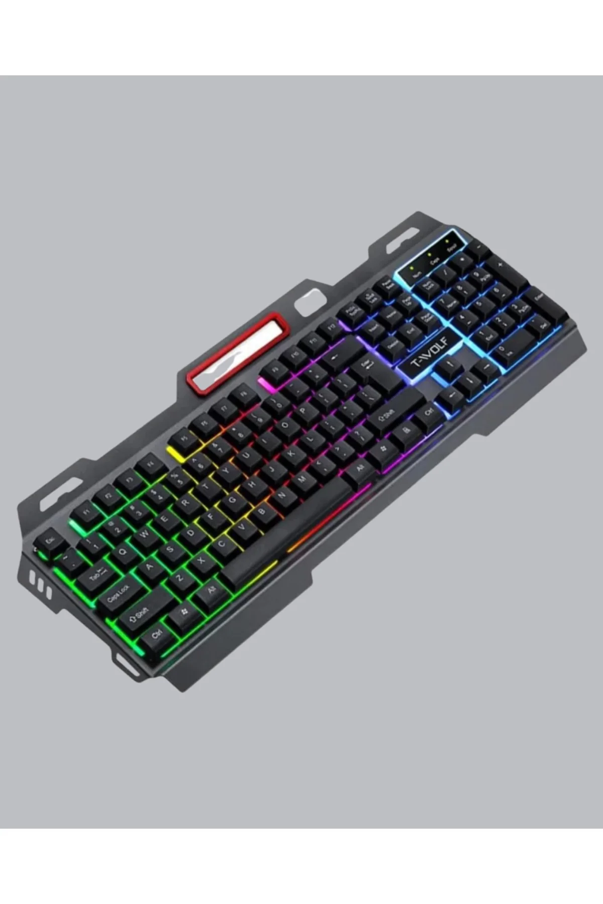 RGB Aydınlatmalı Klavye Mouse Seti – USB Bağlantılı, Türkçe Q, Ay