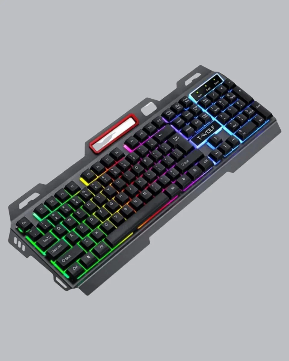 RGB Aydınlatmalı Klavye Mouse Seti – Oyuncu ve İş İçin Ergonomik USB Çözümü