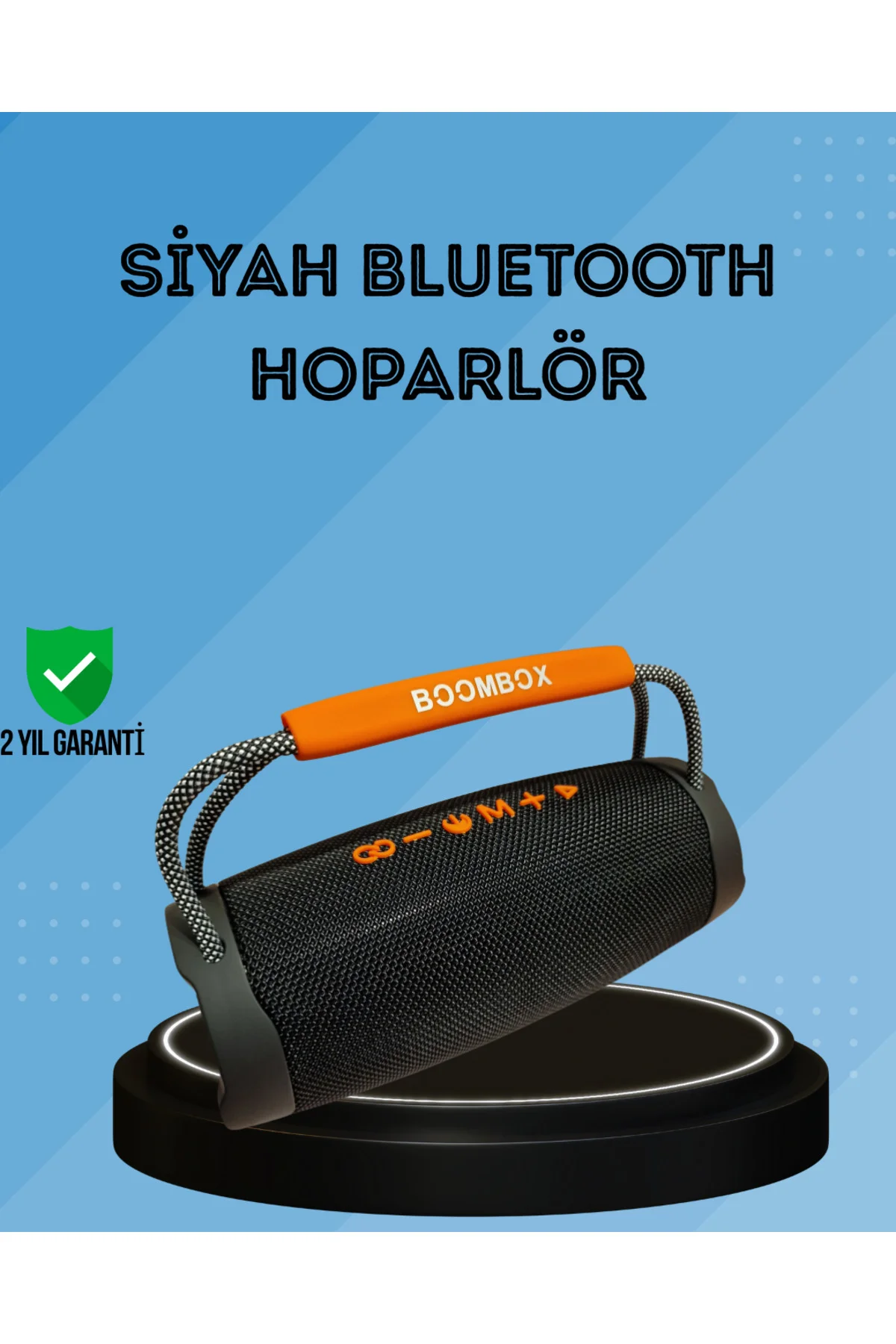 RGB Efektli Derin Baslı Kablosuz Taşınabilir Hoparlör