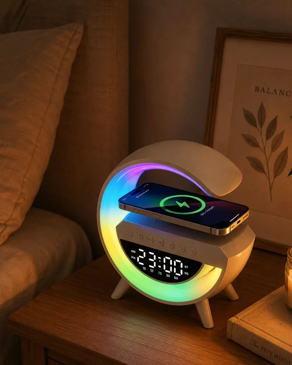 RGB Işıklı Bluetooth Hoparlör - TF Kart ve FM Destekli Kablosuz Ses Sistemi