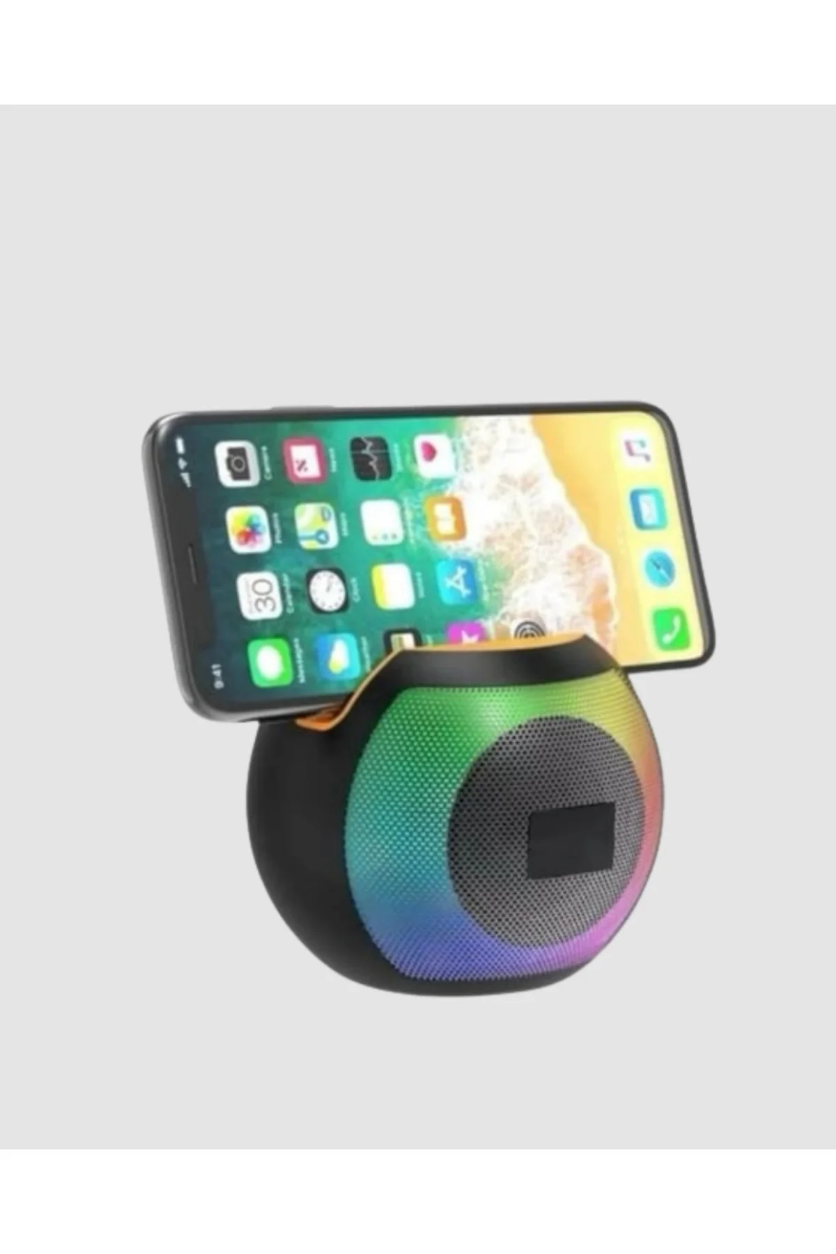 RGB Işıklı Bluetooth Hoparlör – 360° Stereo Ses ve 8 Saat Çalma Süresi