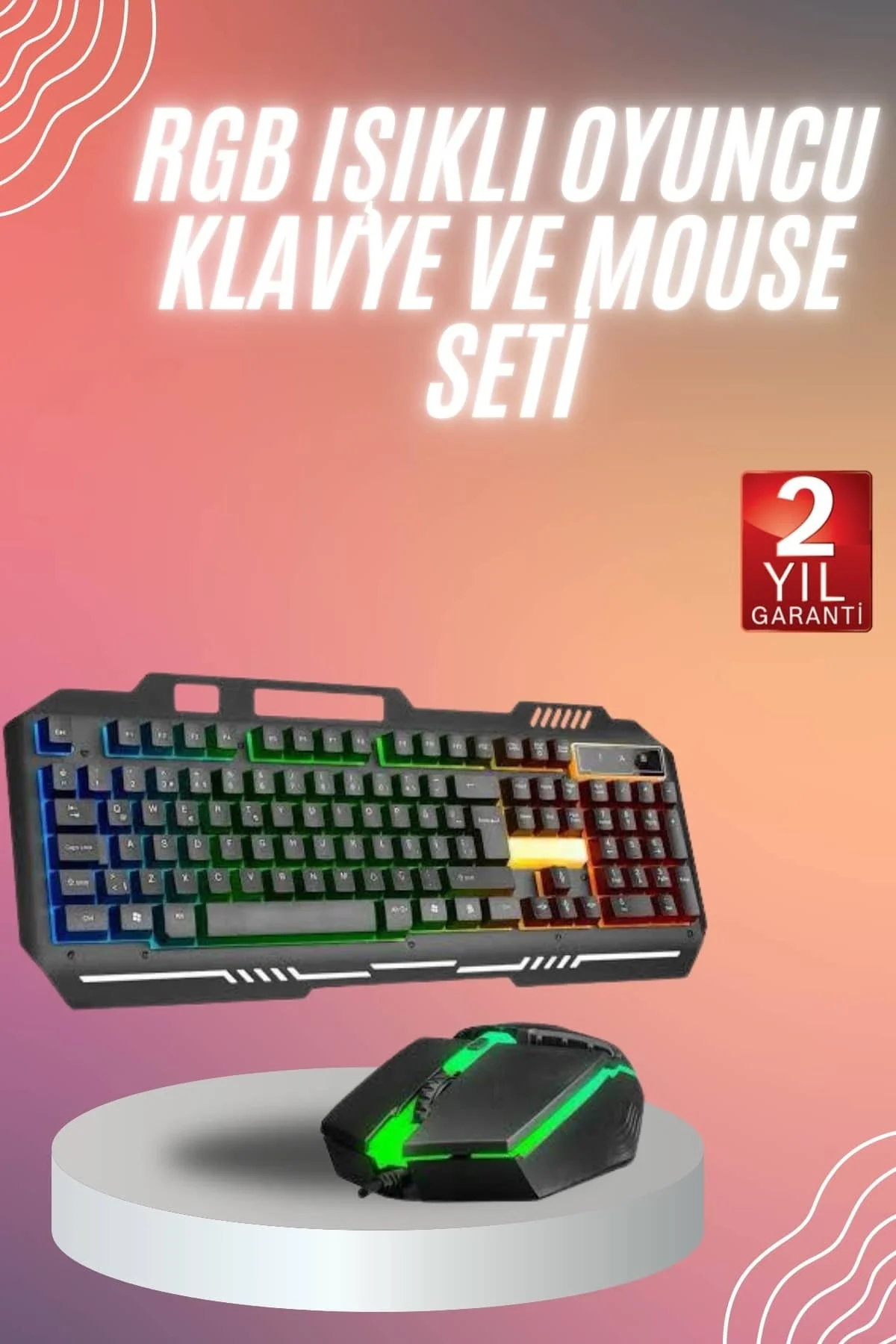 RGB Işıklı Gaming Oyuncu Klavye Q Klavye Mouse Hediyeli Fiyatı, Yorumları ve Özellikleri