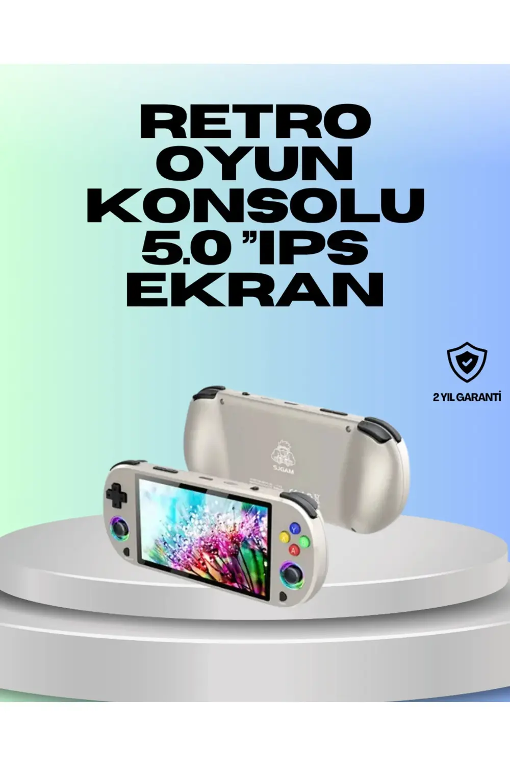 RGB Işıklı Joystickli El Tipi Oyun Cihazı