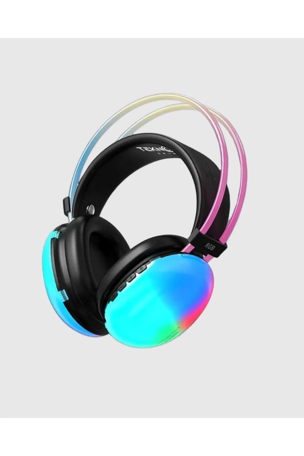 RGB Işıklı Kablosuz Kulaklık Bluetooth 5.3 800mAh Ergonomik IPX4 