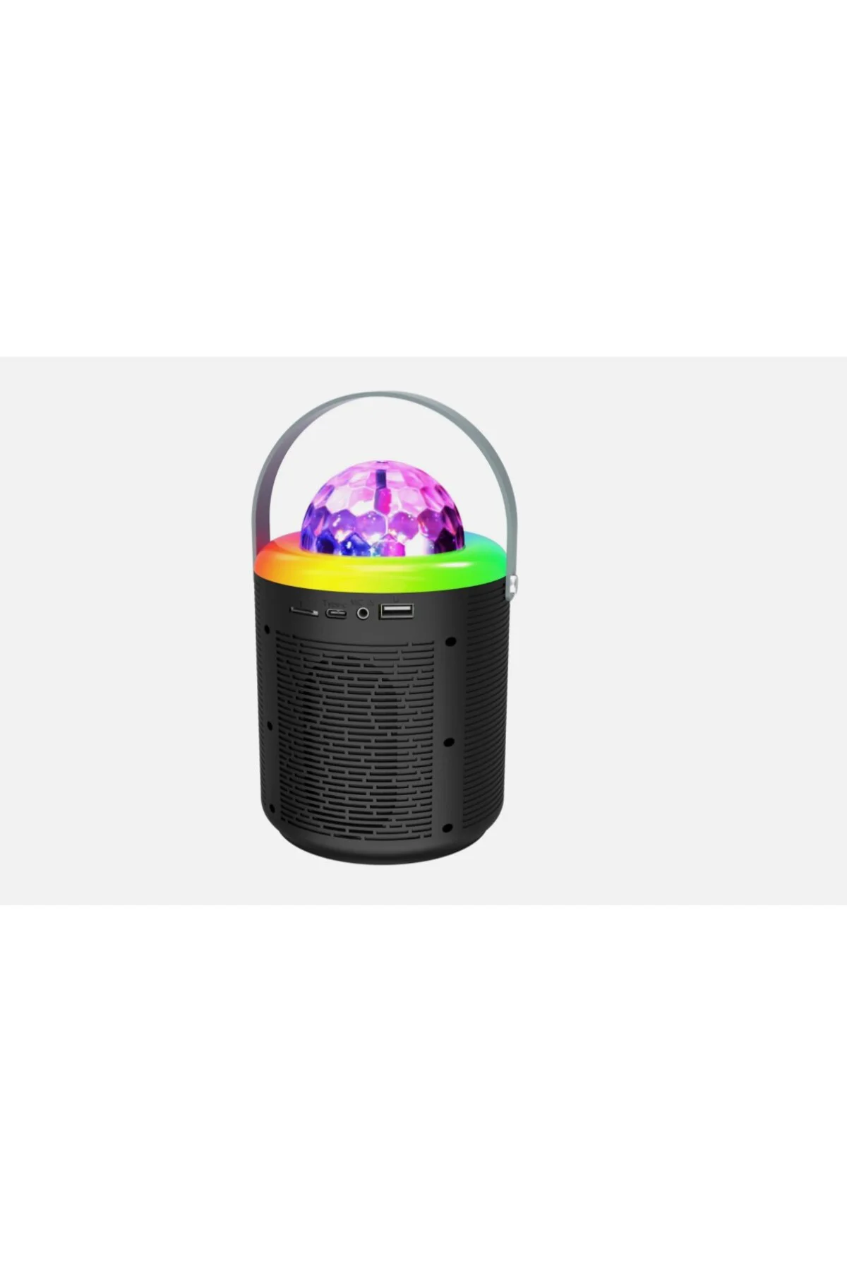 RGB Işıklı Kablosuz Hoparlör & Mikrofon ???? Taşınabilir, Şarjlı,