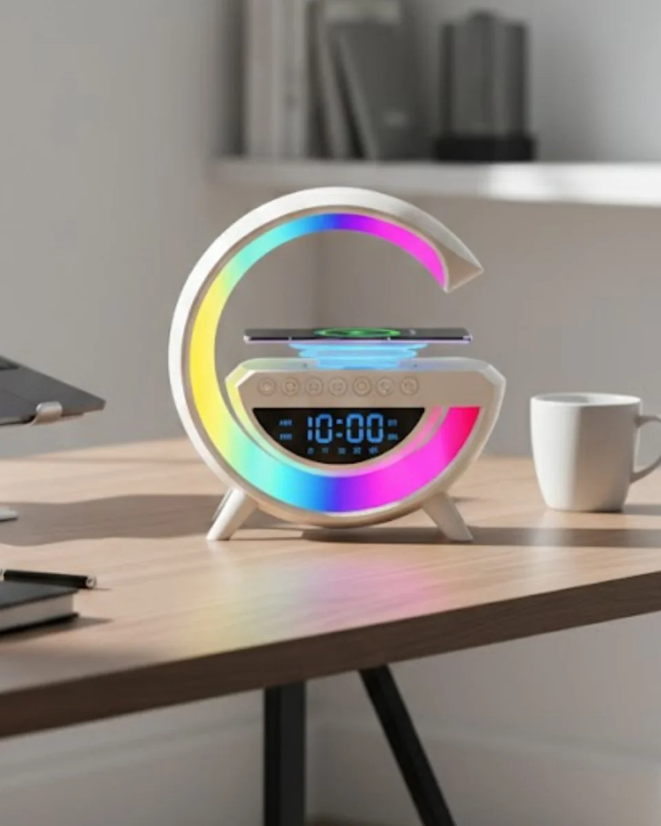 RGB Işıklı Kablosuz Hoparlör - Bluetooth Müzik Keyfi ve 10 Saat Pil Süresi