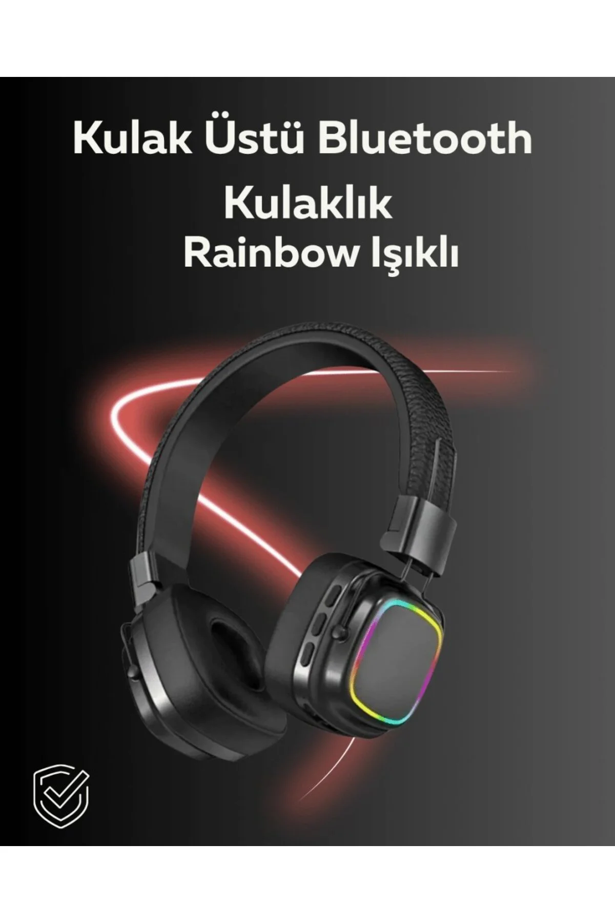 Rgb Işıklı Katlanabilir Bluetooth 5.3 Kulak Üstü Kulaklık