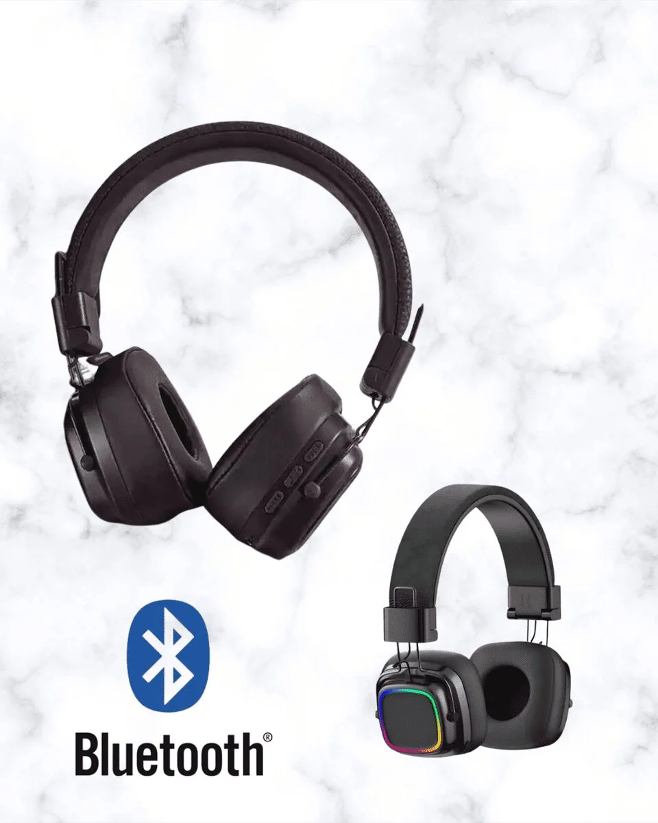 RGB Işıklı Katlanabilir Bluetooth 5.3 Kulak Üstü Kulaklık - Renkli Ses Deneyimi