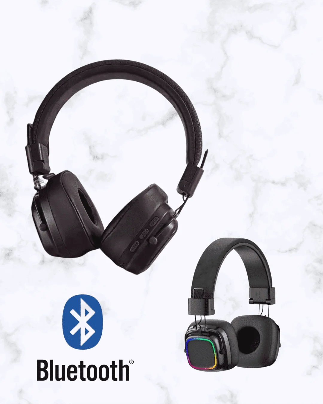 RGB Işıklı Katlanabilir Bluetooth 5.3 Kulak Üstü Kulaklık