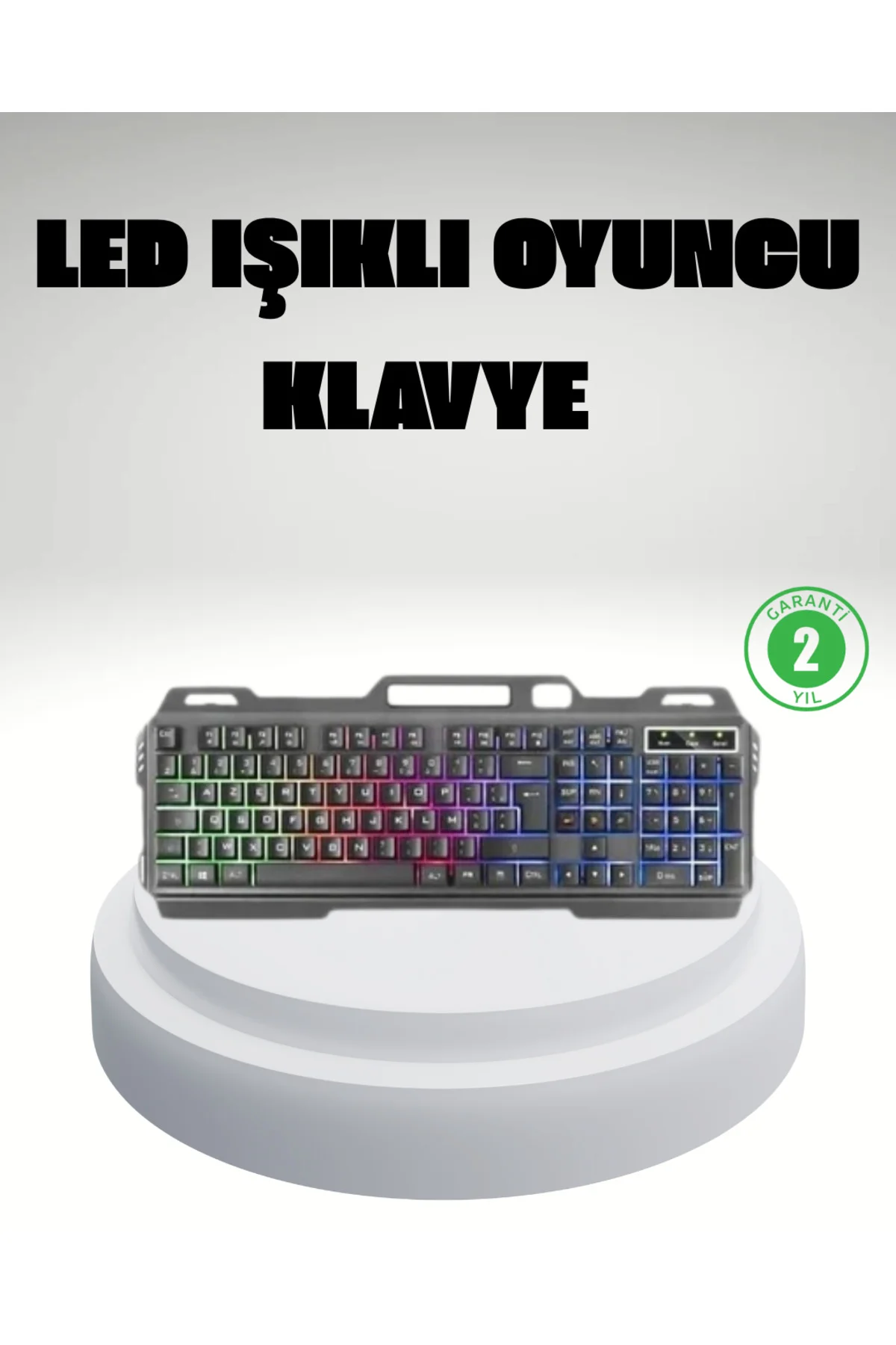 RGB Işıklı Klavye Mouse Seti – Türkçe Q, Ayarlanabilir DPI, Ergonomik ve Dayanıklı Tasarım