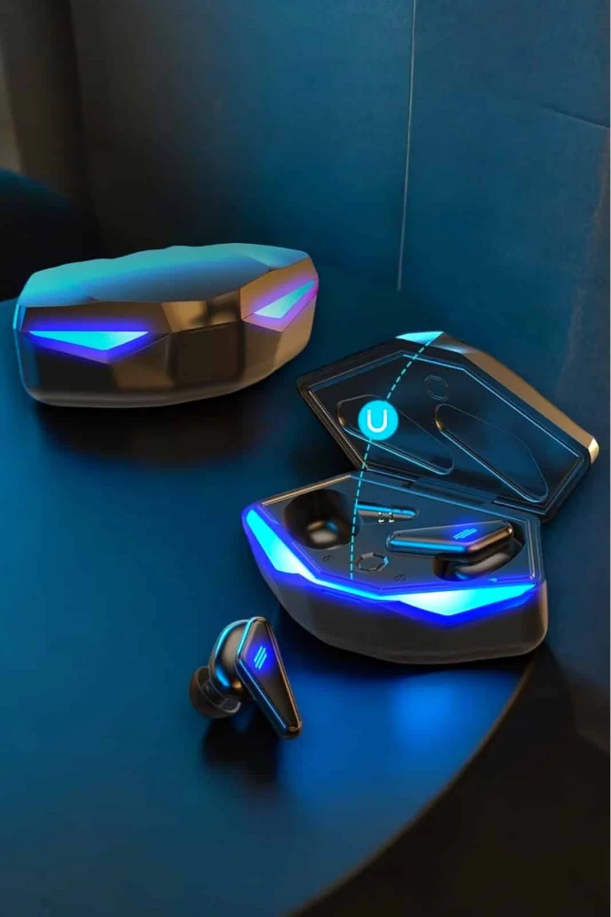 Rgb Işıklı Yüksek Ses Kaliteli Kulaklık Bluetooth Bağlantılı - Görsel 5