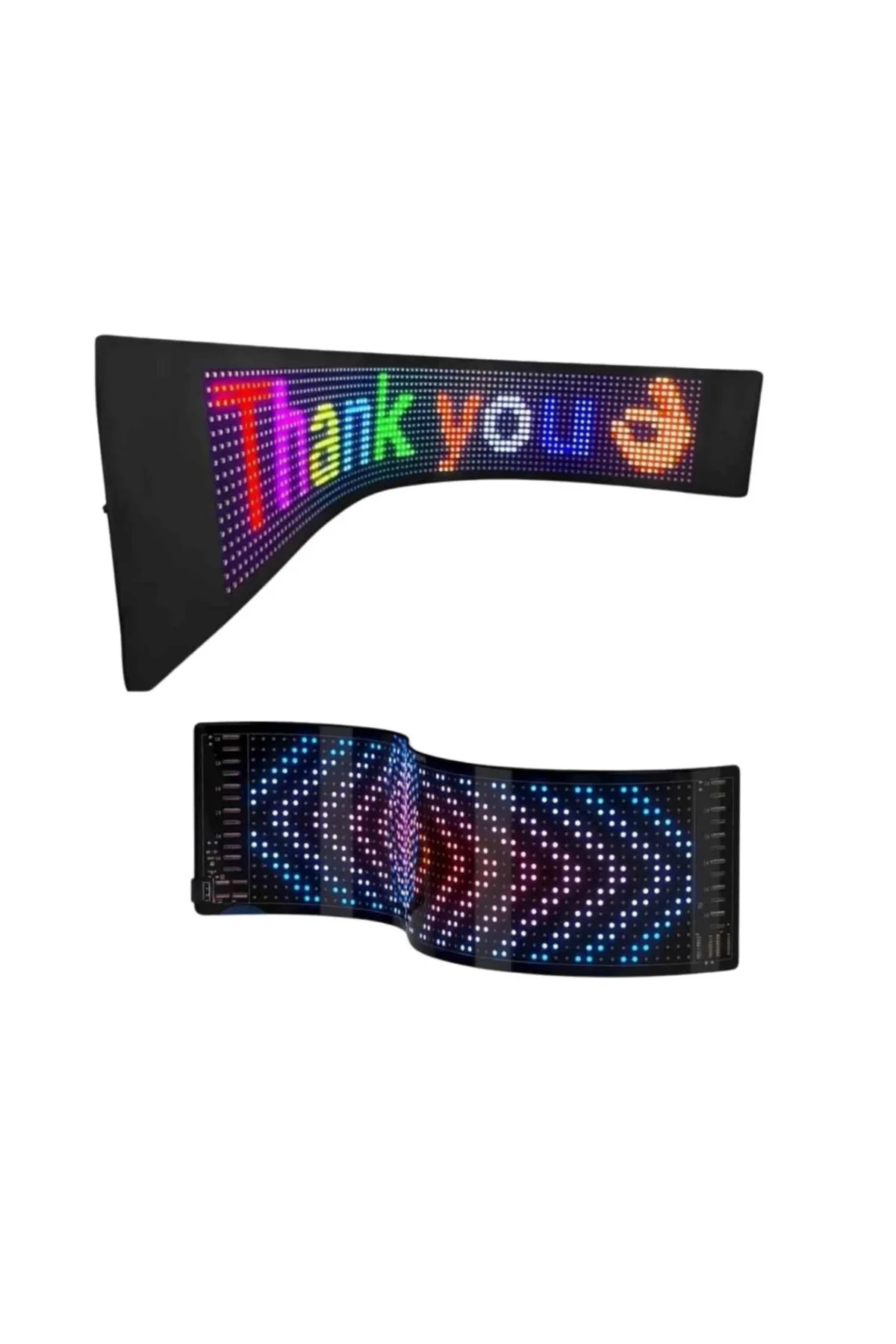 RGB Kayan Yazı LED Panel Telefon Kontrollü Animasyonlu Akıllı Ekran