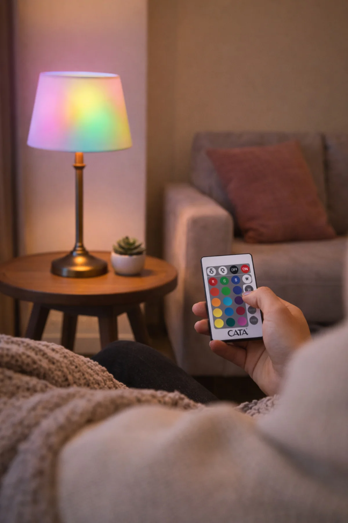 RGB LED Ampul Kumandalı 9W E27 – Renk Değiştiren, 800 lm - Görsel 3