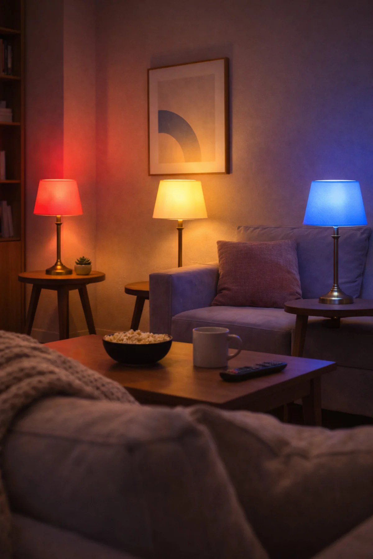 RGB LED Ampul Kumandalı 9W E27 – Renk Değiştiren, 800 lm - Görsel 2
