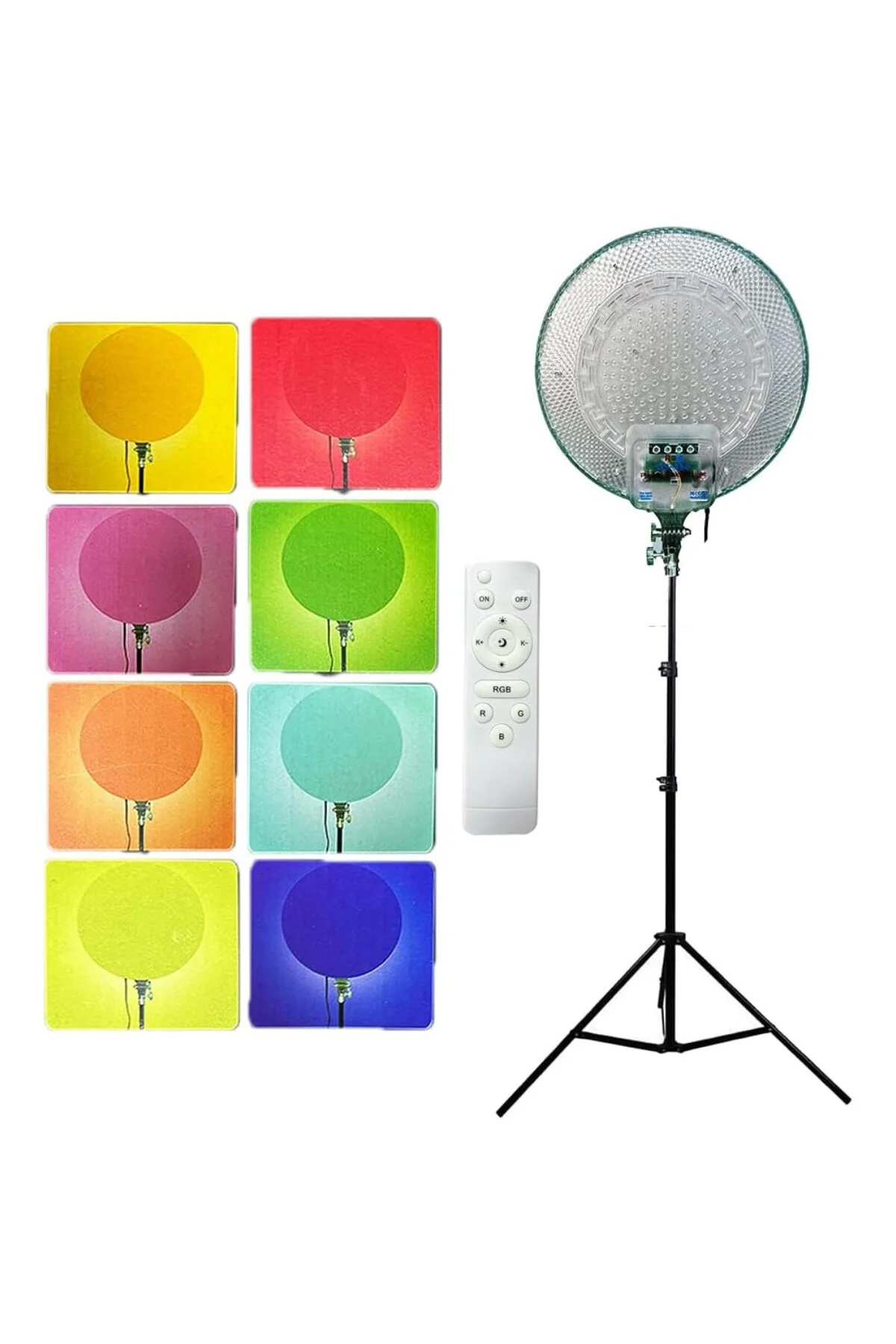 RGB Led Aydınlatma Kumandalı Yayıncı Işığı Youtuber Twich Yayın Işığı Ürün
