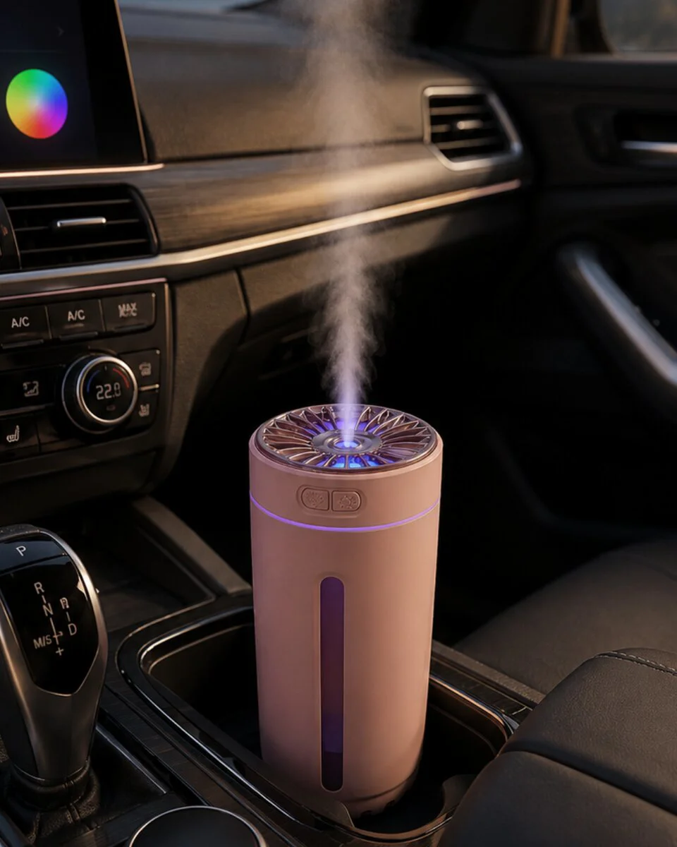 RGB Led Buhar Makinesi Aroma Yağı Uyumlu Mini Nemlendirici