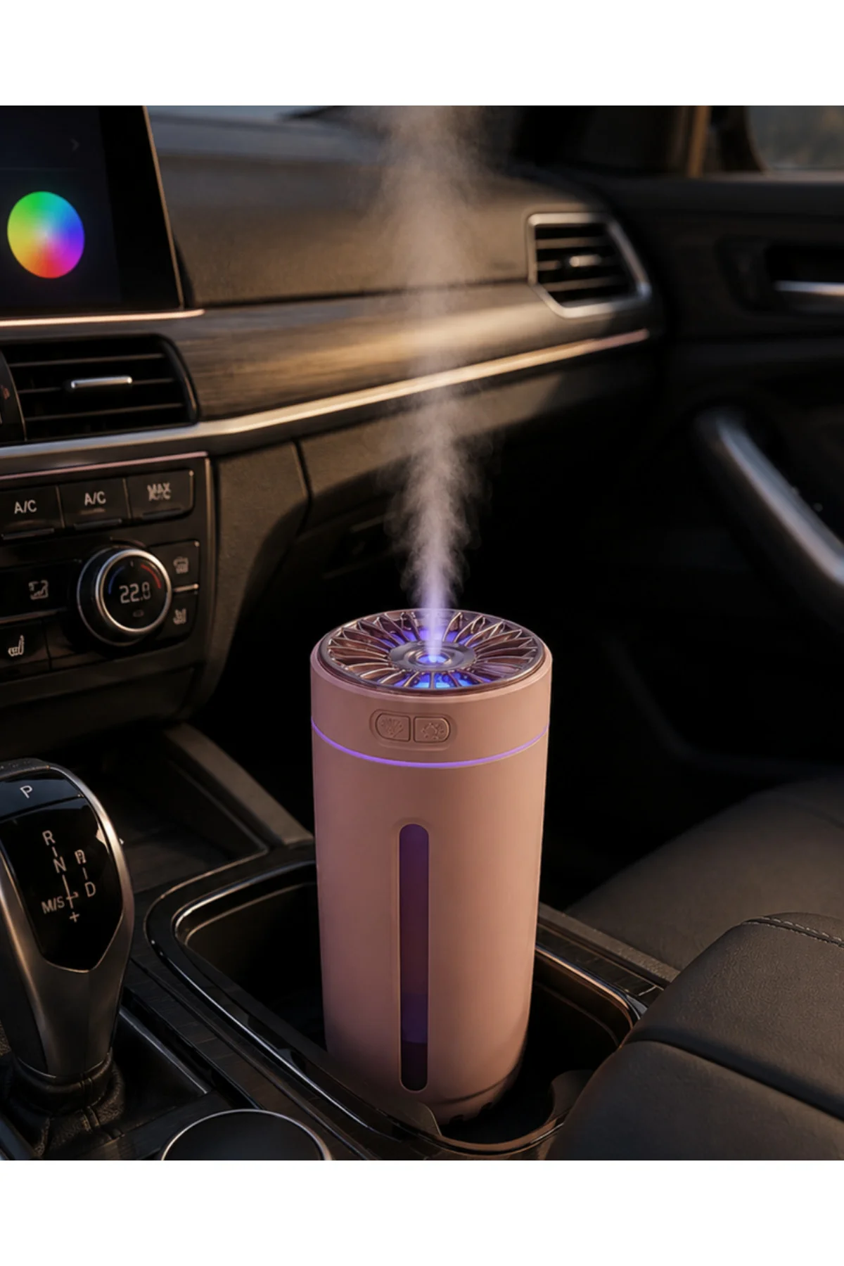 RGB Led Buhar Makinesi Aroma Yağı Uyumlu Mini Nemlendirici