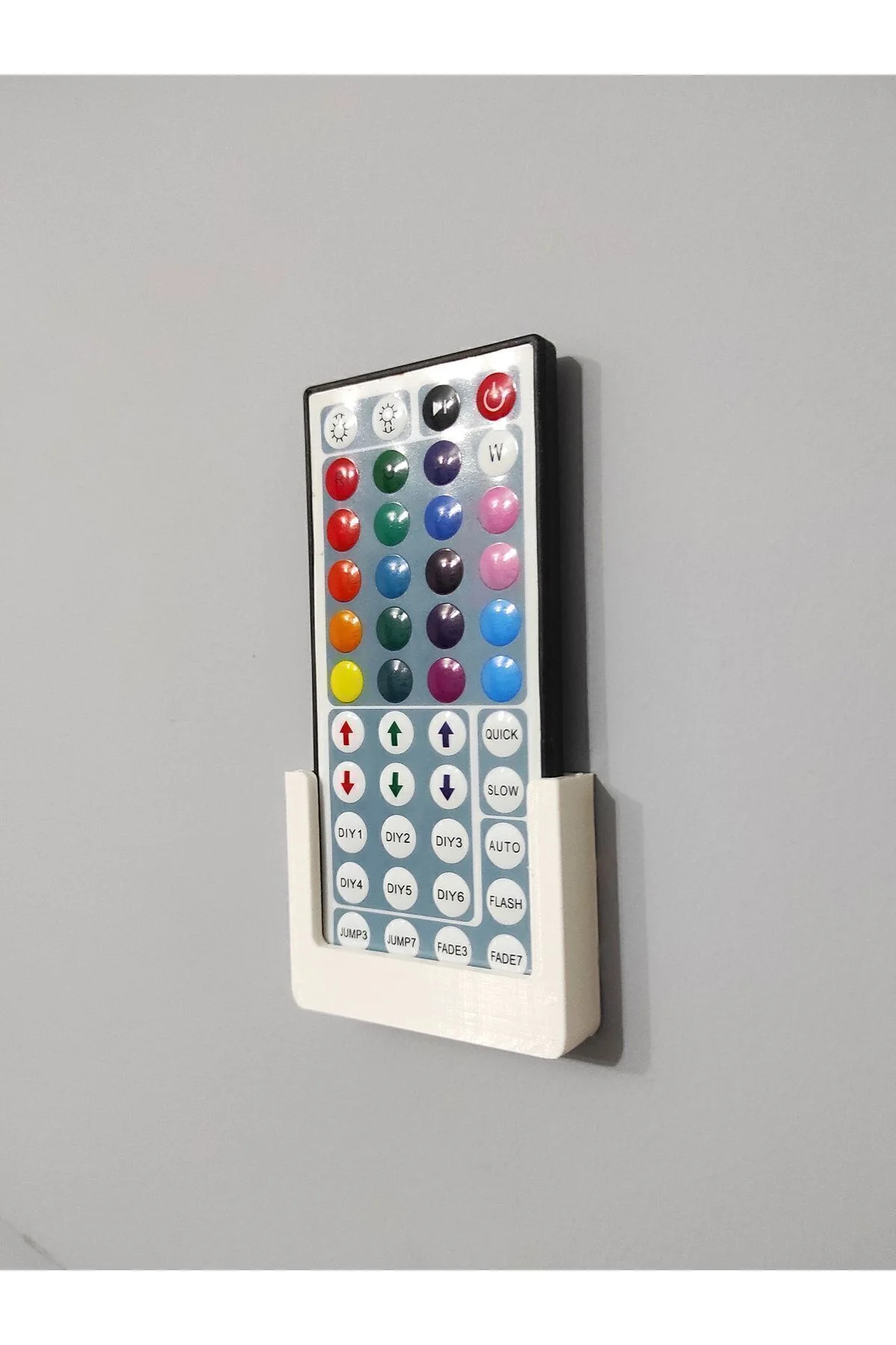 Rgb Led Işık Uzaktan Kumanda Tutucu - Duvar Aparatı Rgb Led Işık Uzaktan Kumanda Tutucu - Duvar Aparatı