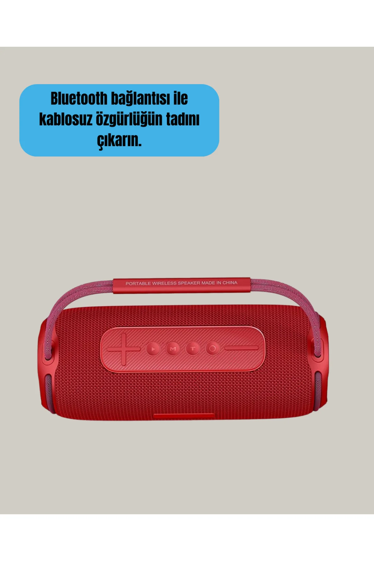 Rgb Led Işıklı 20W Taşınabilir Hoparlör Bluetooth 5.3 + Type-C Şarj