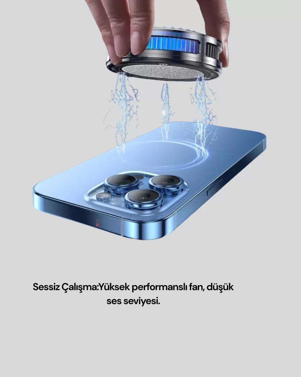 RGB LED Telefon Soğutucu Fan Yüksek Hızlı Soğutma Oyuncu Cooler Yeni Nesil