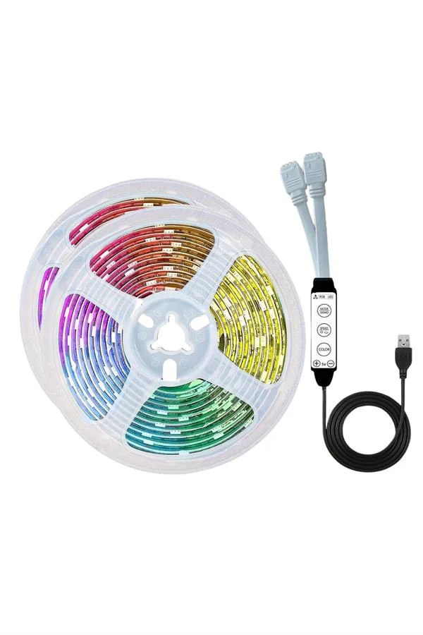 RGB Neon Şerit Led Lamba 10 Metre İç Mekan Tasarımına Uygun RGB Neon Şerit Led Lamba 10 Metre İç Mekan Tasarımına Uygun