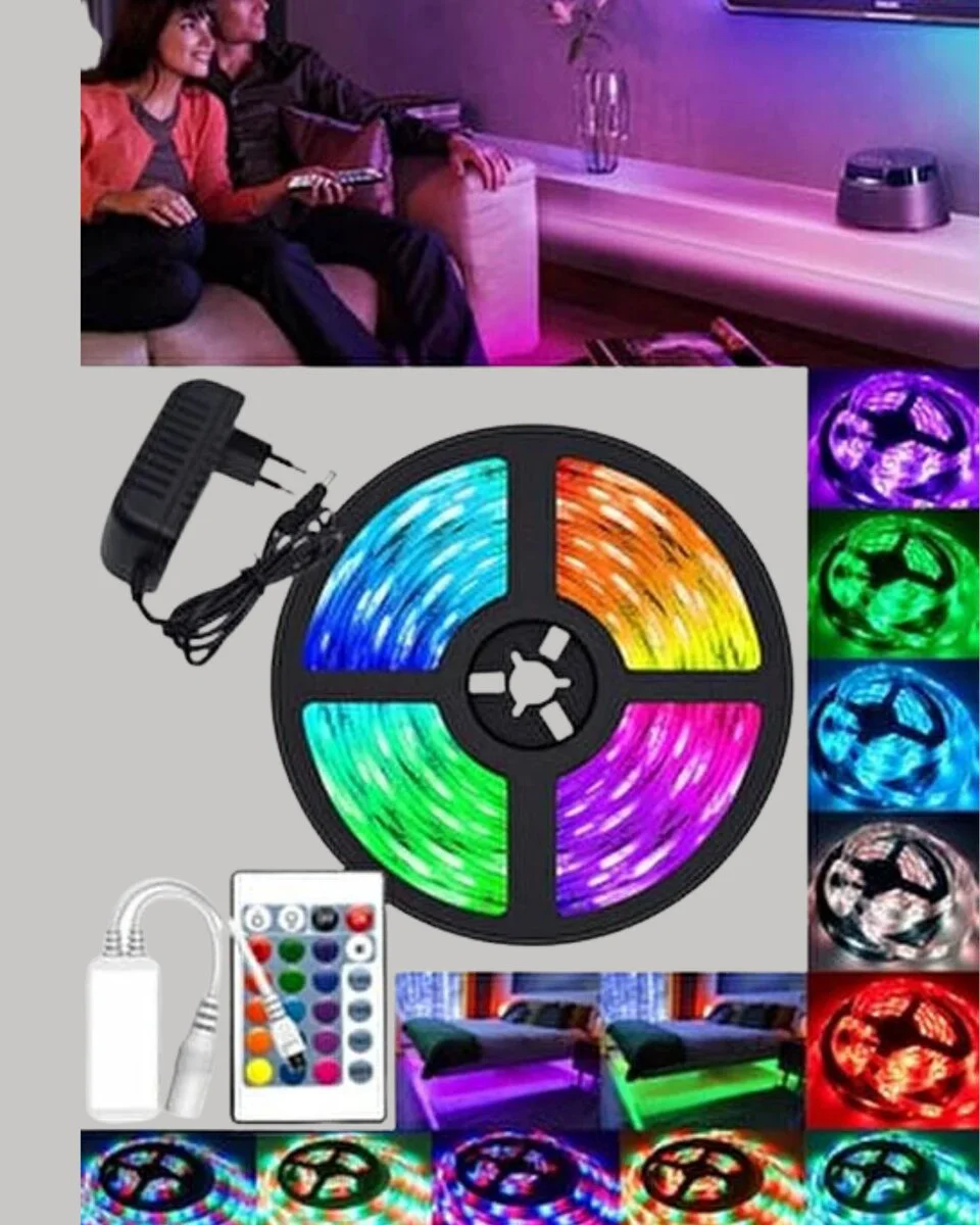 RGB Smart Şerit LED - Uzaktan Kumandalı Esnek ve Taşınabilir Işıklandırma