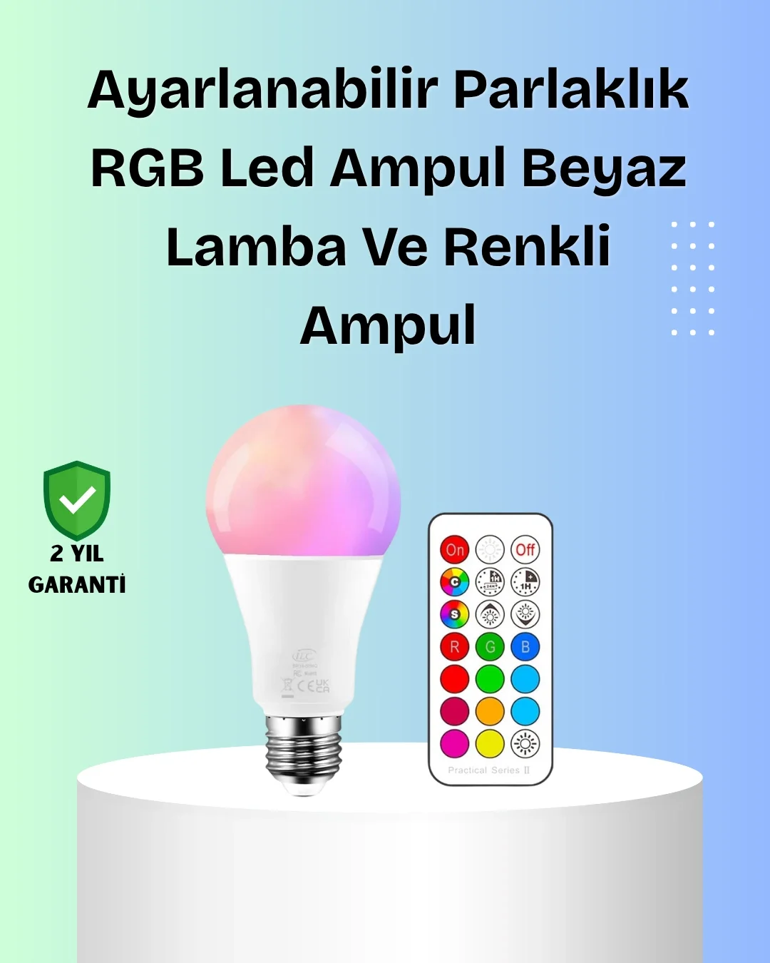 RGBW Teknolojili Akıllı LED Ampul, Zamanlayıcılı Fiyatı, Yorumları ve Özellikleri