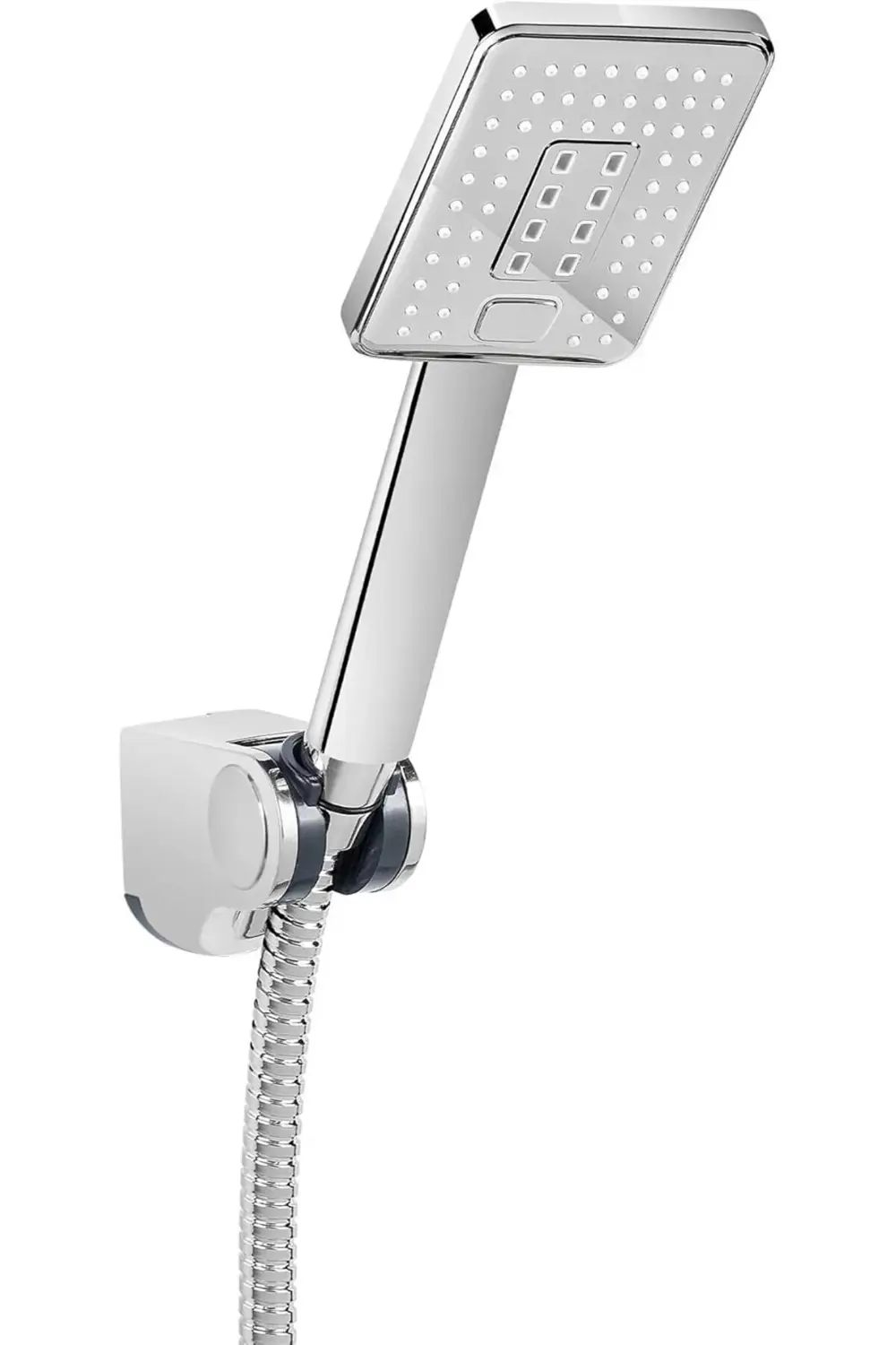 Rhea Paslanmaz Çelik Örgülü Spiralli Askılı Duş Seti 1178367