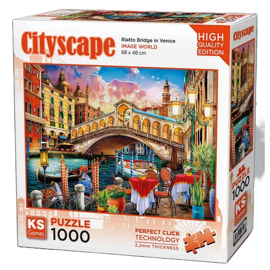 Riatto Bridge in Venice Puzzle 1000 Parça 20757
