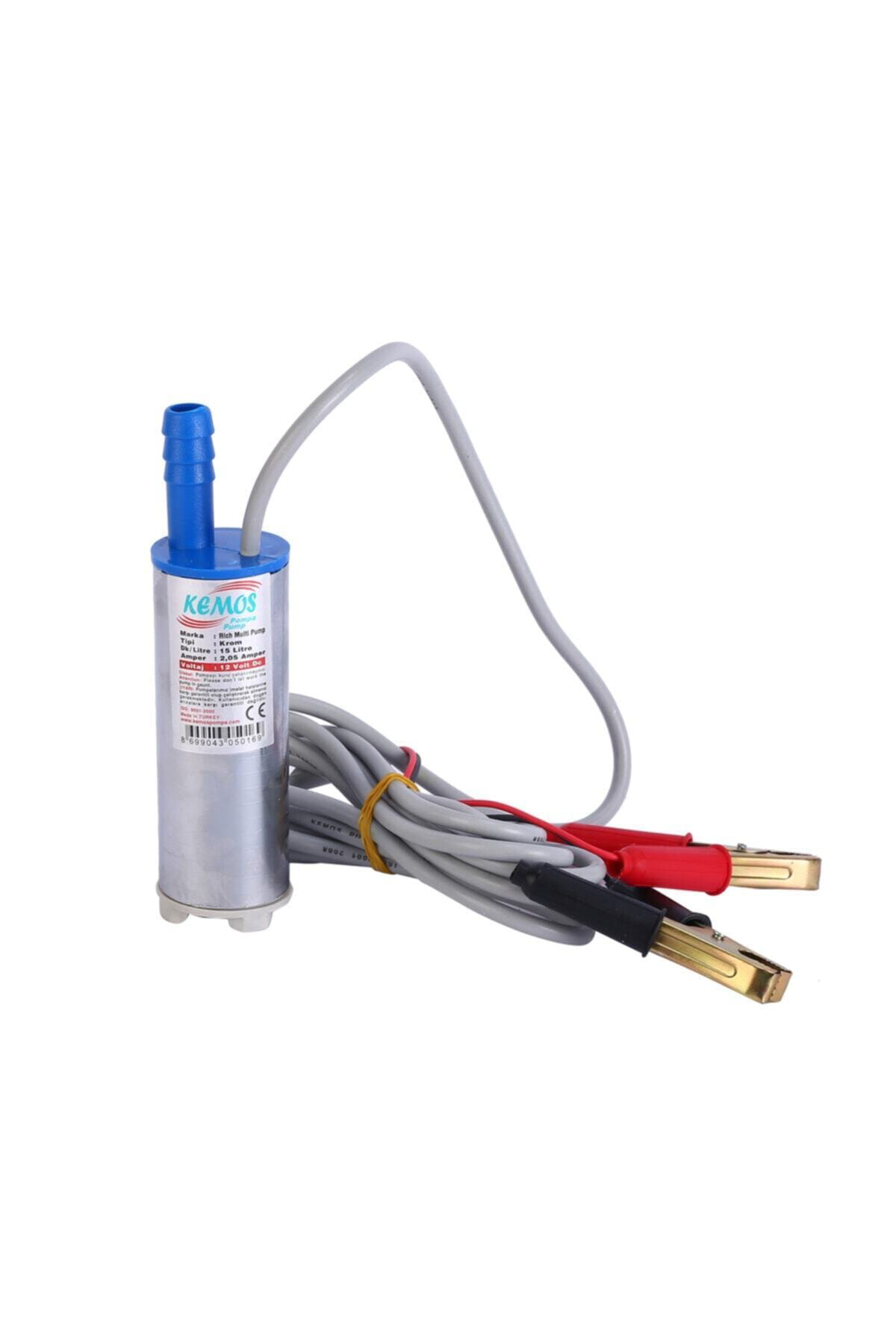 Kemos Rich Krom 12 Vdc Çay Kahve Ve Sıvı Aktarma Pompası