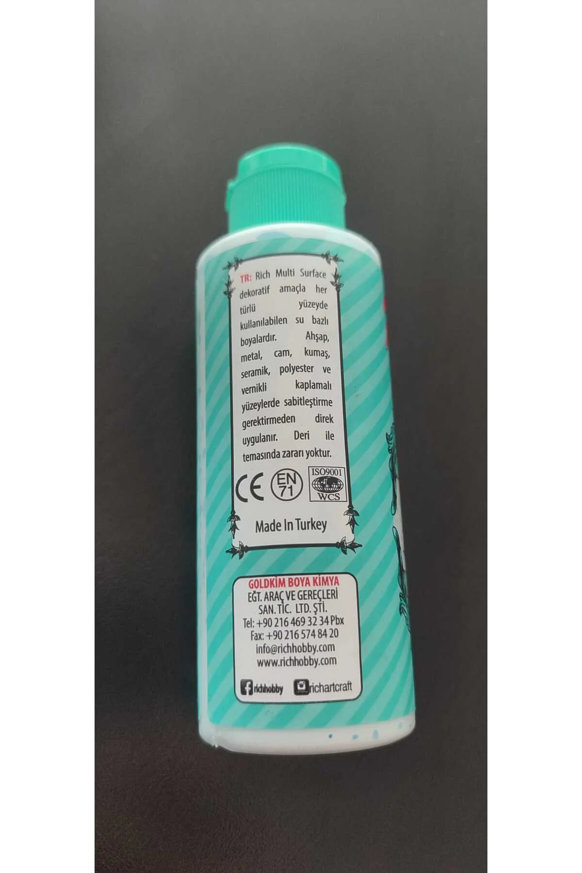 Rıch Multi Akrilik Boya 2162 Bordo 120 Cc