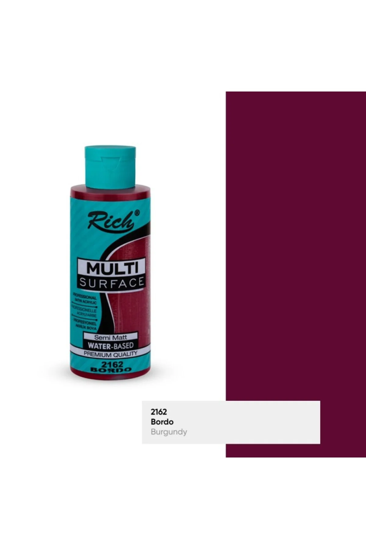 Rıch Multi Akrilik Boya 2162 Bordo 120 Cc