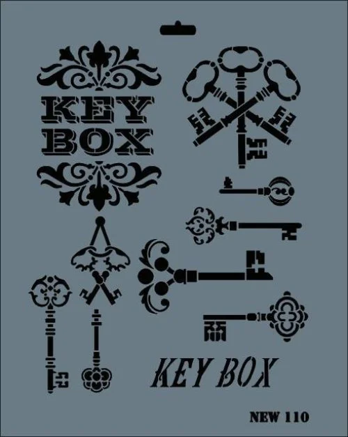 Rich New Seri N-110 Stencil 35x25 cm
