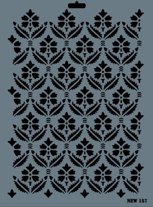 Rich New Seri N-157 Stencil 35x25 cm