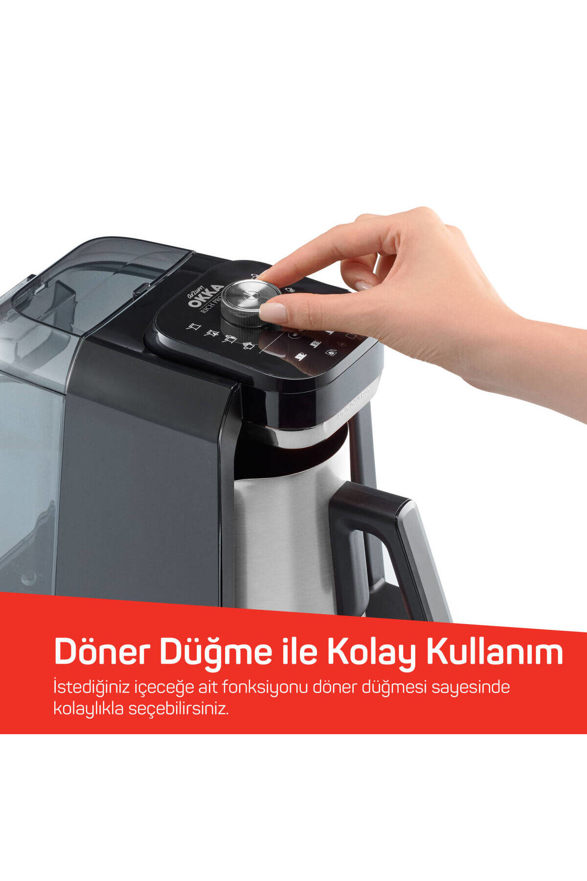 Rich Pro Plus | Su Hazneli Türk Kahvesi Makinesi - Krom | OK0036-